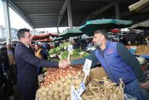 ALTINDAĞ HÜSEYİNGAZİ PAZAR YERİ VE ESNAF ZİYARETİ