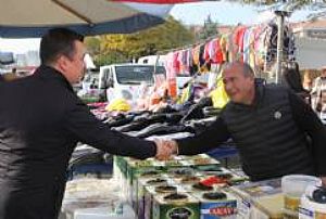 PURSAKLAR - SARAY PAZAR ESNAFI ZİYARETİ