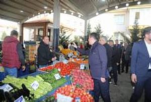 PURSAKLAR - SARAY PAZAR ESNAFI ZİYARETİ