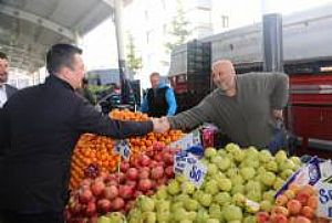 PURSAKLAR - SARAY PAZAR ESNAFI ZİYARETİ