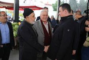 YENİMAHALLE İLÇE BAŞKANLIĞI KARDELEN PAZAR ESNAFI ZİYARETİ