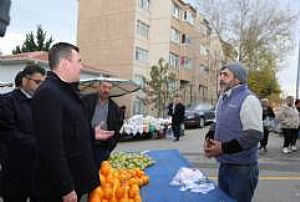YENİMAHALLE İLÇE BAŞKANLIĞI KARDELEN PAZAR ESNAFI ZİYARETİ