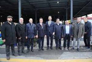 YENİMAHALLE İLÇE BAŞKANLIĞI KARDELEN PAZAR ESNAFI ZİYARETİ