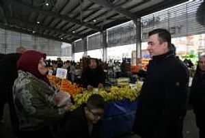 AK PARTİ SİNCAN İLÇE BAŞKANLIĞI YENİKENT PAZAR YERİ ZİYARETİ