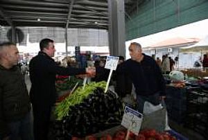 AK PARTİ SİNCAN İLÇE BAŞKANLIĞI YENİKENT PAZAR YERİ ZİYARETİ