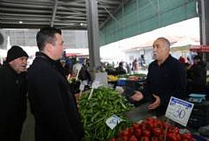 AK PARTİ SİNCAN İLÇE BAŞKANLIĞI YENİKENT PAZAR YERİ ZİYARETİ