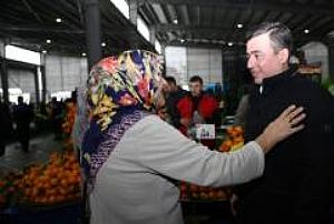 AK PARTİ SİNCAN İLÇE BAŞKANLIĞI YENİKENT PAZAR YERİ ZİYARETİ