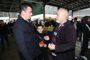 AK PARTİ SİNCAN İLÇE BAŞKANLIĞI YENİKENT PAZAR YERİ ZİYARETİ