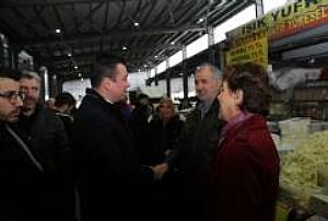 AK PARTİ SİNCAN İLÇE BAŞKANLIĞI YENİKENT PAZAR YERİ ZİYARETİ