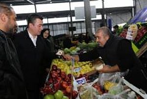 AK PARTİ SİNCAN İLÇE BAŞKANLIĞI YENİKENT PAZAR YERİ ZİYARETİ