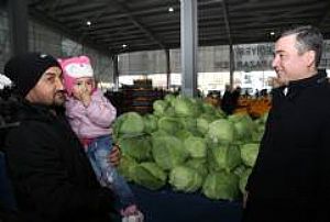 AK PARTİ SİNCAN İLÇE BAŞKANLIĞI YENİKENT PAZAR YERİ ZİYARETİ