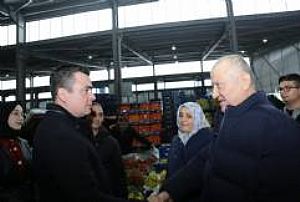 AK PARTİ SİNCAN İLÇE BAŞKANLIĞI YENİKENT PAZAR YERİ ZİYARETİ