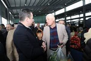 AK PARTİ SİNCAN İLÇE BAŞKANLIĞI YENİKENT PAZAR YERİ ZİYARETİ