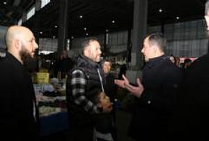 AK PARTİ SİNCAN İLÇE BAŞKANLIĞI YENİKENT PAZAR YERİ ZİYARETİ