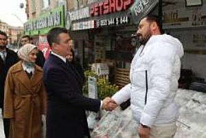 KEÇİÖREN GÜÇLÜKAYA MAHALLESİ ESNAF ZİYARETİ