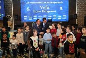 AK PARTİ PURSAKLAR İLÇE BAŞKANLIĞI VEFA İFTAR PROGRAMI