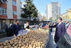 KEÇİÖREN ŞENLİK MAHALLESİ KÖKLÜ SOKAK PAZAR YERİ
