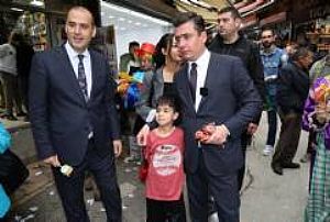 ULUS HAL VE SOBACILAR ÇARŞISI BAYRAM ZİYARETİ 