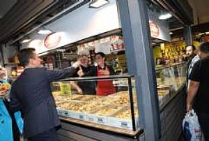 ULUS HAL VE SOBACILAR ÇARŞISI BAYRAM ZİYARETİ 