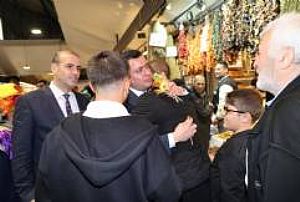 ULUS HAL VE SOBACILAR ÇARŞISI BAYRAM ZİYARETİ 