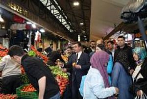 ULUS HAL VE SOBACILAR ÇARŞISI BAYRAM ZİYARETİ 