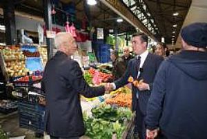 ULUS HAL VE SOBACILAR ÇARŞISI BAYRAM ZİYARETİ 