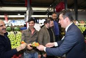 ULUS HAL VE SOBACILAR ÇARŞISI BAYRAM ZİYARETİ 
