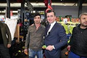 ULUS HAL VE SOBACILAR ÇARŞISI BAYRAM ZİYARETİ 