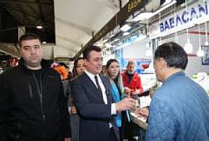 ULUS HAL VE SOBACILAR ÇARŞISI BAYRAM ZİYARETİ 