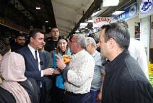 ULUS HAL VE SOBACILAR ÇARŞISI BAYRAM ZİYARETİ 