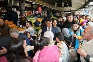 ULUS HAL VE SOBACILAR ÇARŞISI BAYRAM ZİYARETİ 