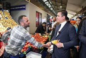 ULUS HAL VE SOBACILAR ÇARŞISI BAYRAM ZİYARETİ 
