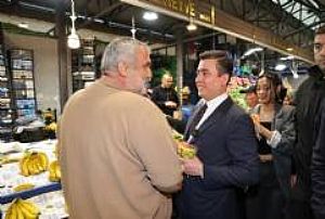 ULUS HAL VE SOBACILAR ÇARŞISI BAYRAM ZİYARETİ 