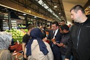 ULUS HAL VE SOBACILAR ÇARŞISI BAYRAM ZİYARETİ 