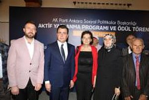 AK PARTİ ANKARA SOSYAL POLİTİKALAR BAŞKANLIĞI AKTİF YAŞLANMA PROGRAMI VE ÖDÜL TÖRENİ