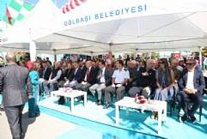 GÖLBAŞI BELEDİYESİ YÜZÜNCÜ YIL BUZ PATENİ VE TIRMANMA SALONU AÇILIŞI 