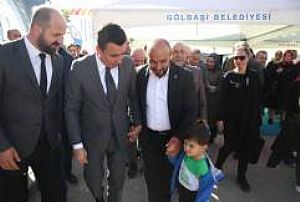 GÖLBAŞI BELEDİYESİ YÜZÜNCÜ YIL BUZ PATENİ VE TIRMANMA SALONU AÇILIŞI 