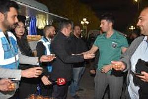 KADİR GECESİ HACIBAYRAM CAMİ LOKMA DAĞITIMI