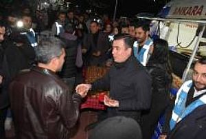 KADİR GECESİ HACIBAYRAM CAMİ LOKMA DAĞITIMI