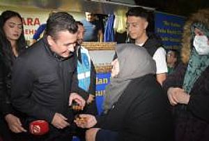 KADİR GECESİ HACIBAYRAM CAMİ LOKMA DAĞITIMI