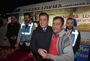 KADİR GECESİ HACIBAYRAM CAMİ LOKMA DAĞITIMI