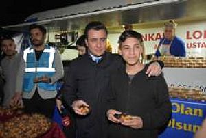 KADİR GECESİ HACIBAYRAM CAMİ LOKMA DAĞITIMI