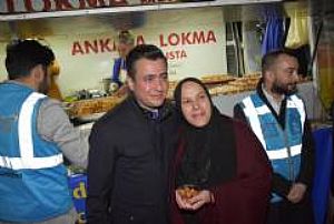 KADİR GECESİ HACIBAYRAM CAMİ LOKMA DAĞITIMI