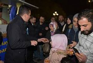 KADİR GECESİ HACIBAYRAM CAMİ LOKMA DAĞITIMI